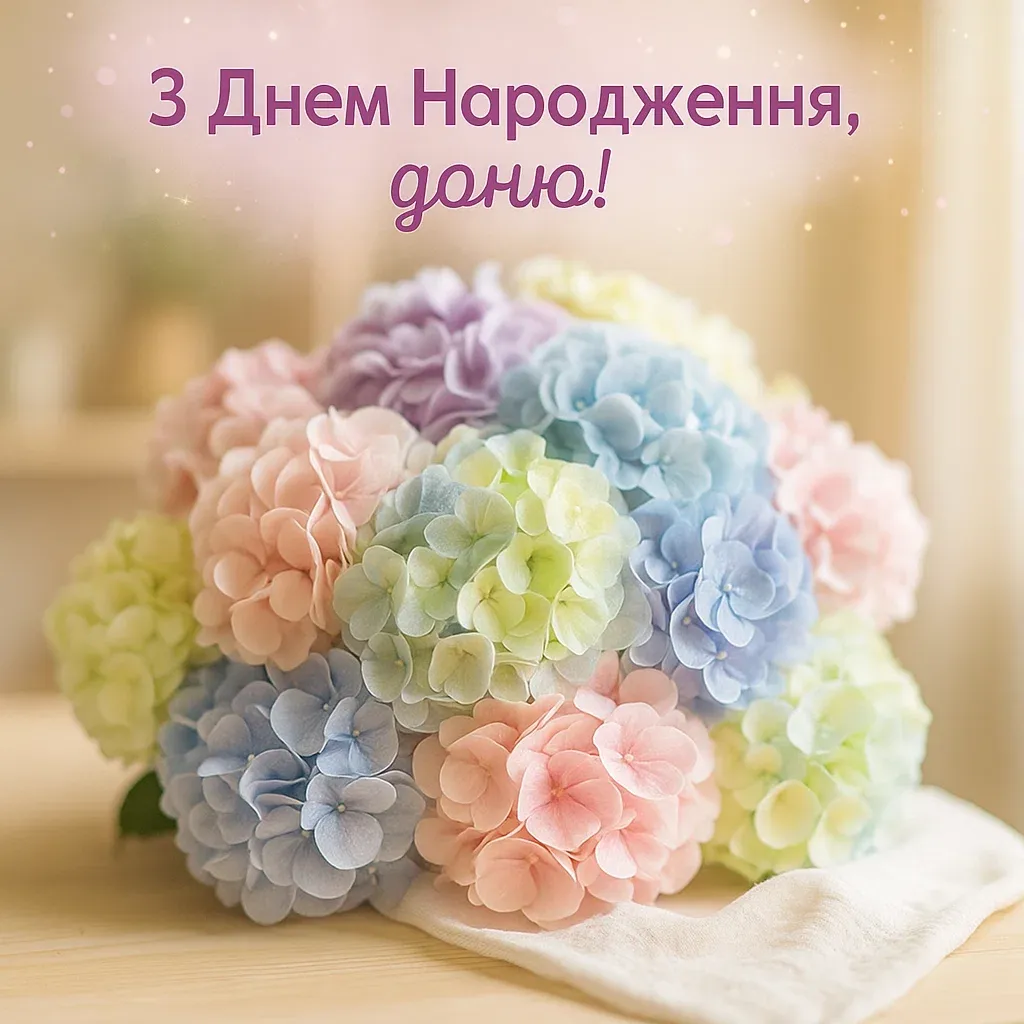 З днем народження, доню: привітання