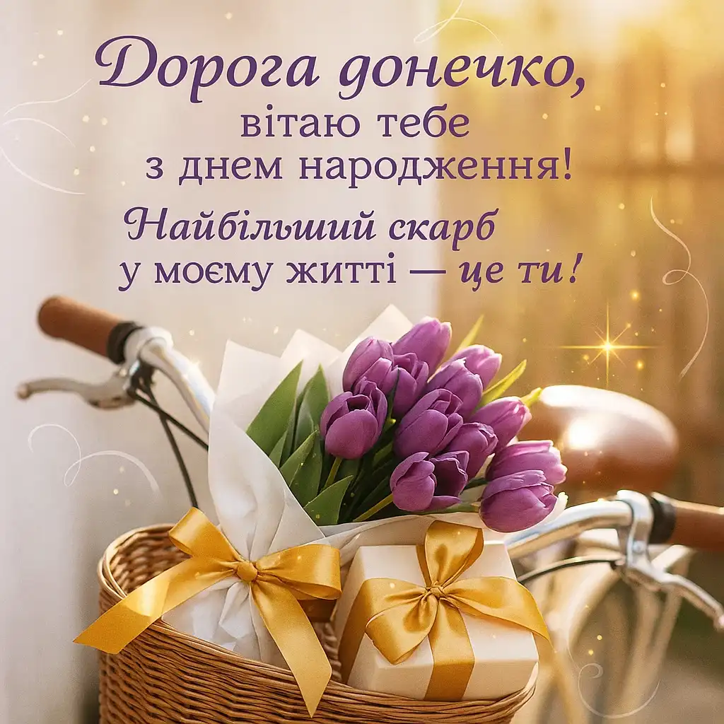З днем народження, доню: привітання