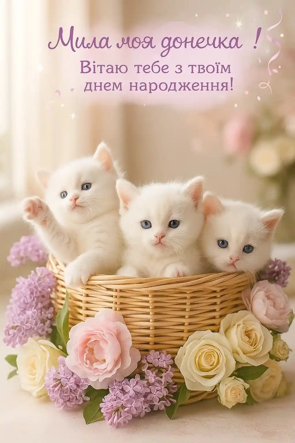 З днем народження, доню: привітання