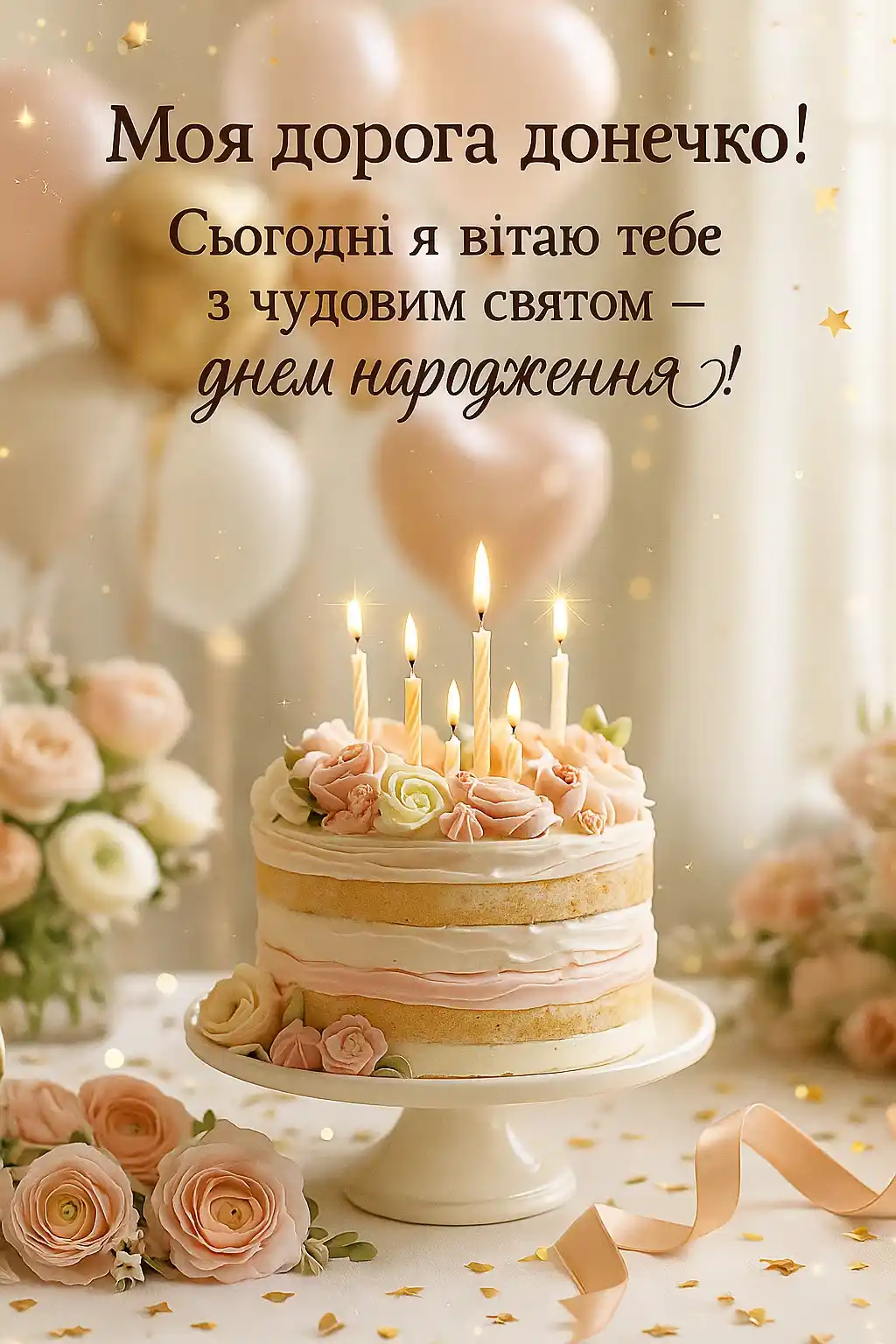 З днем народження, доню: привітання