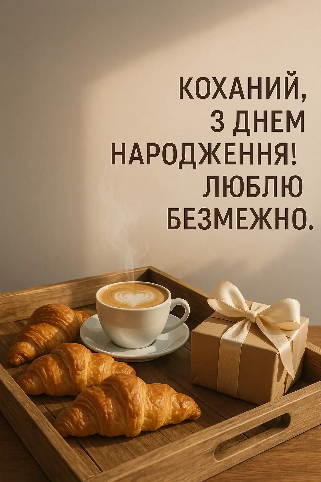 Привітання з днем народження коханого чоловіка