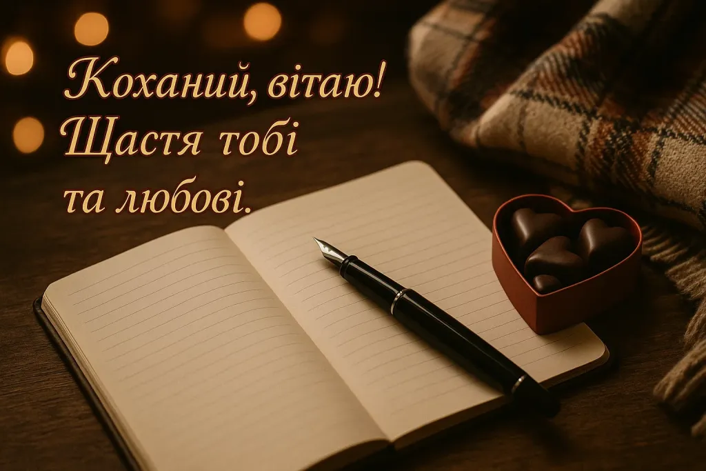 Привітання з днем народження коханого чоловіка