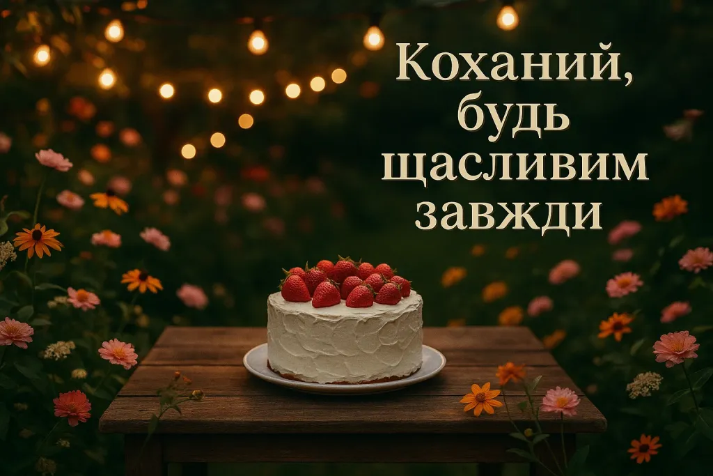 Привітання з днем народження коханого чоловіка