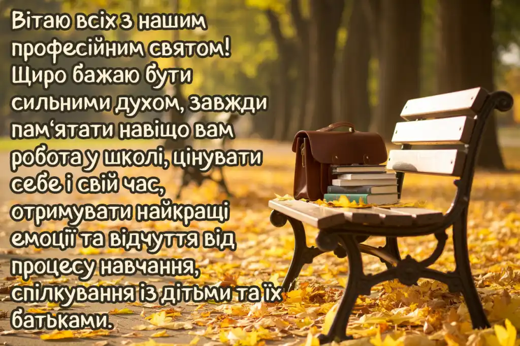 Привітання з днем вчителя колегам в картинках