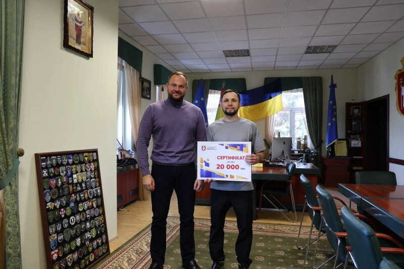 Мер Луцька привітав прикордонника Богдана Мочульського з перемогою на Чемпіонаті світу з джиу-джитсу
