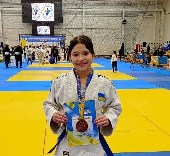 14-річна волинянка стала бронзовою призеркою чемпіонату України з дзюдо