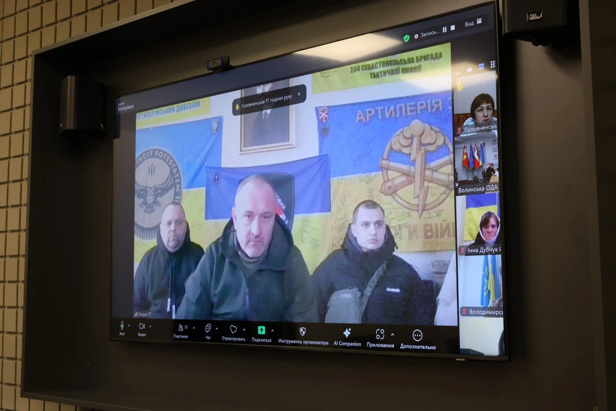 Начальник ОВА провів онлайн-зустріч з ветеранами, сім’ями військових та рідними загиблих Героїв