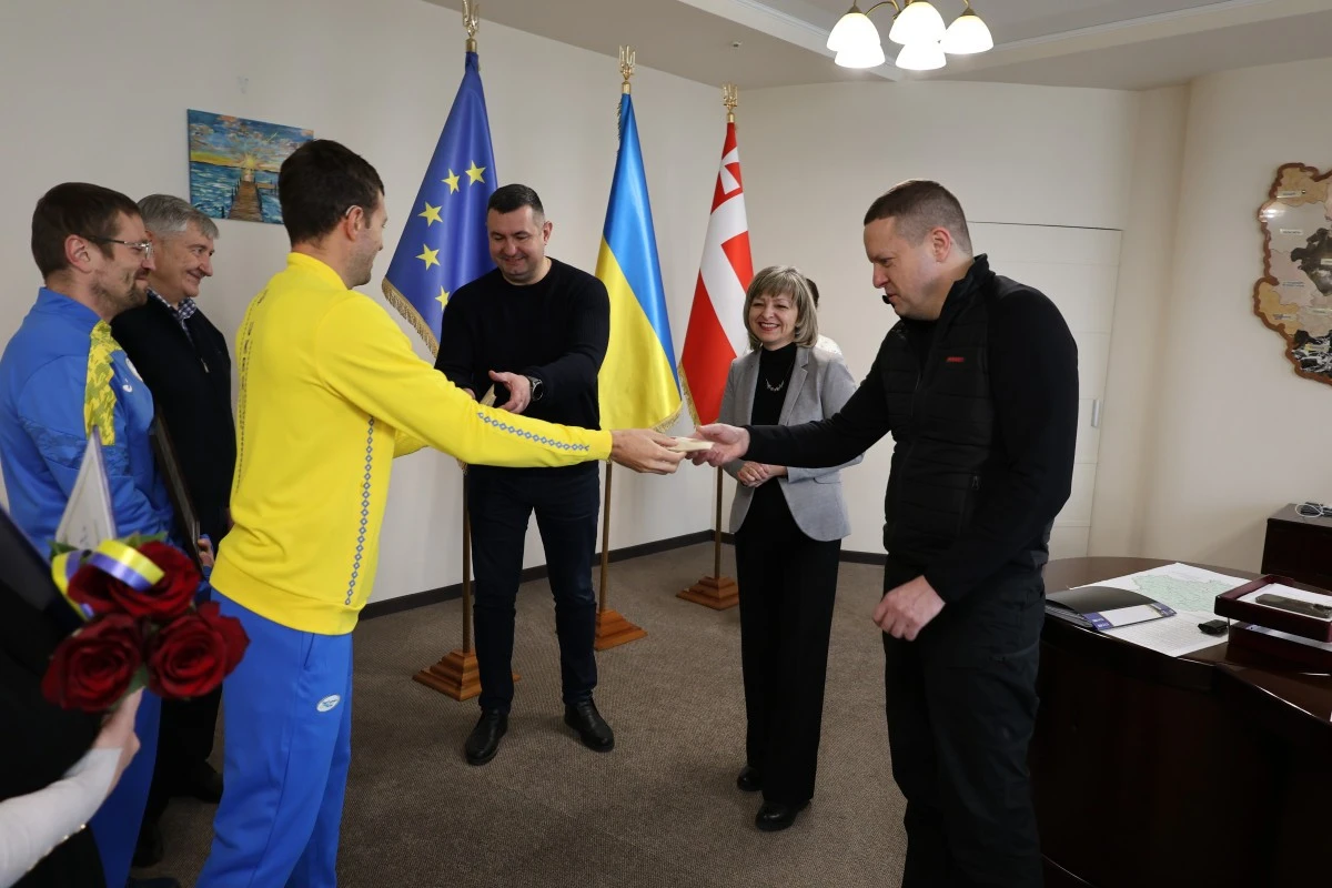 Керівники області відзначили волинських спортсменів-дефлімпійців