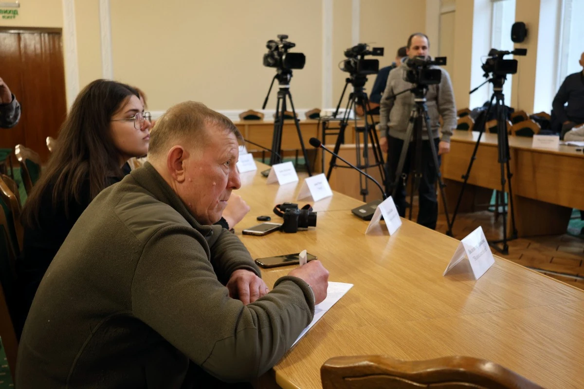 Начальник ОВА Іван Рудницький провів брифінг для медіа