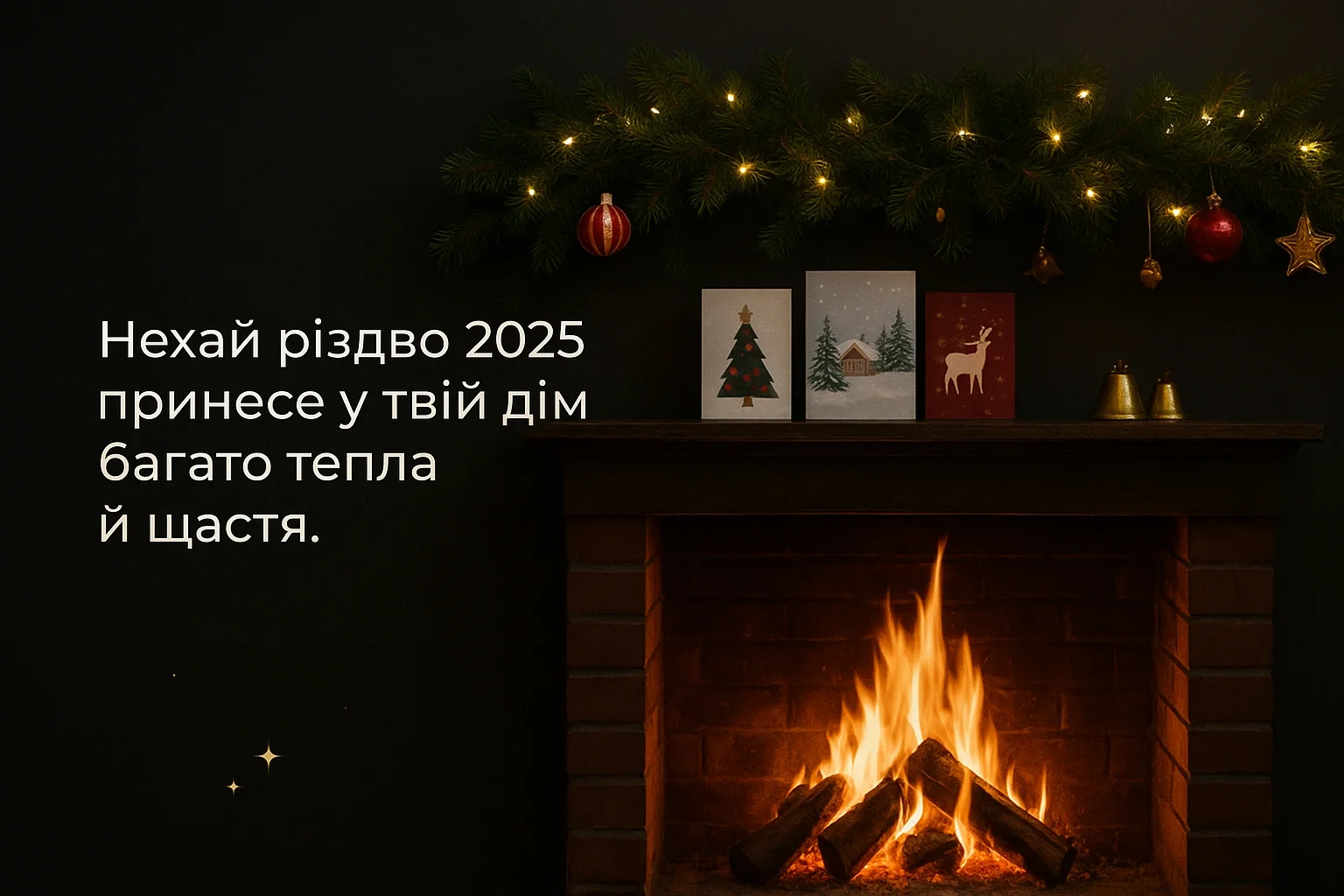 Привітання з різдвом 2025