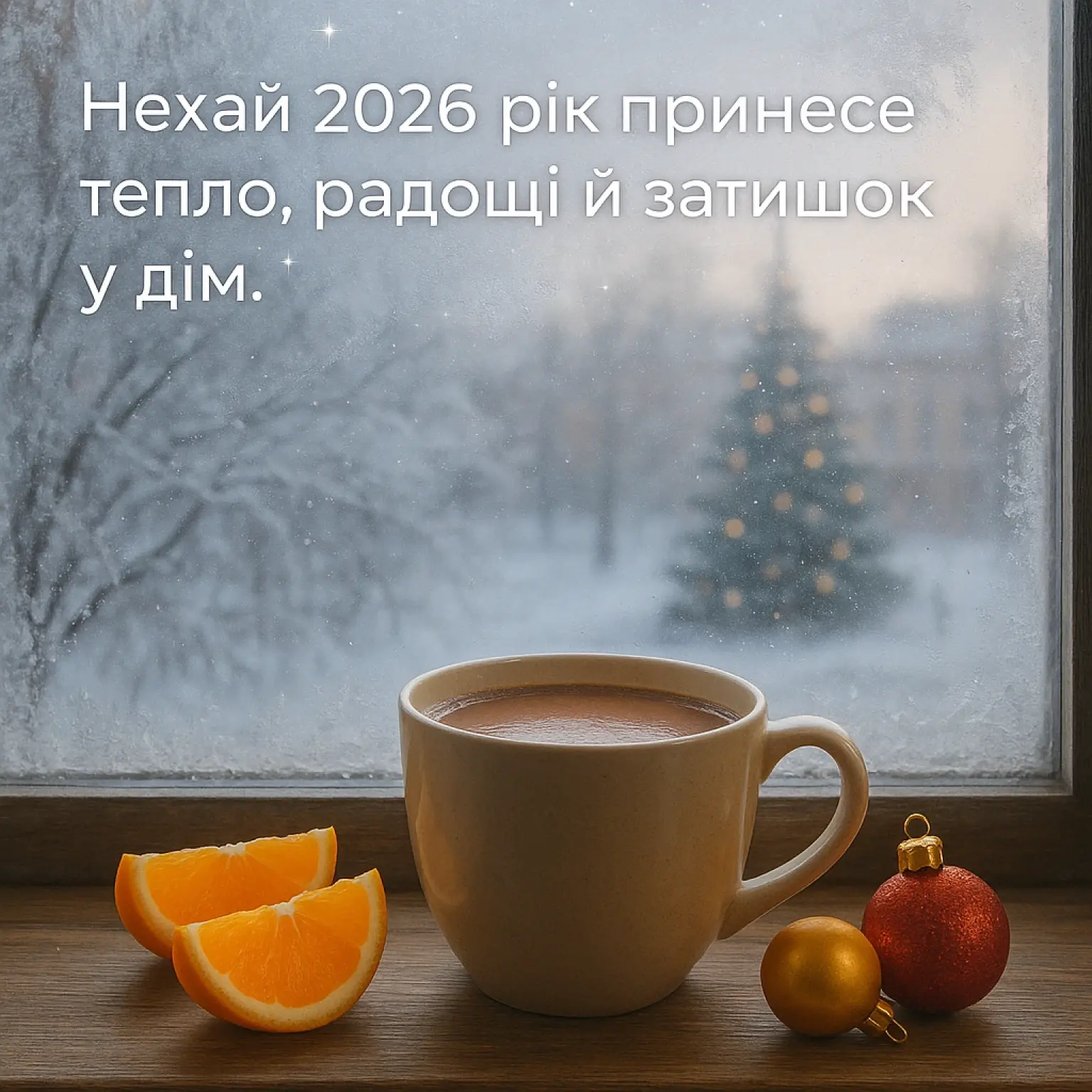 Привітання з прийдешнім новим роком 2026