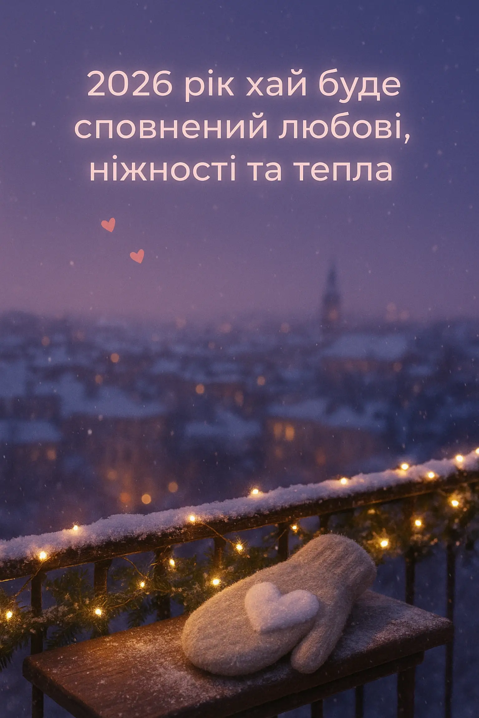 Привітання з прийдешнім новим роком 2026
