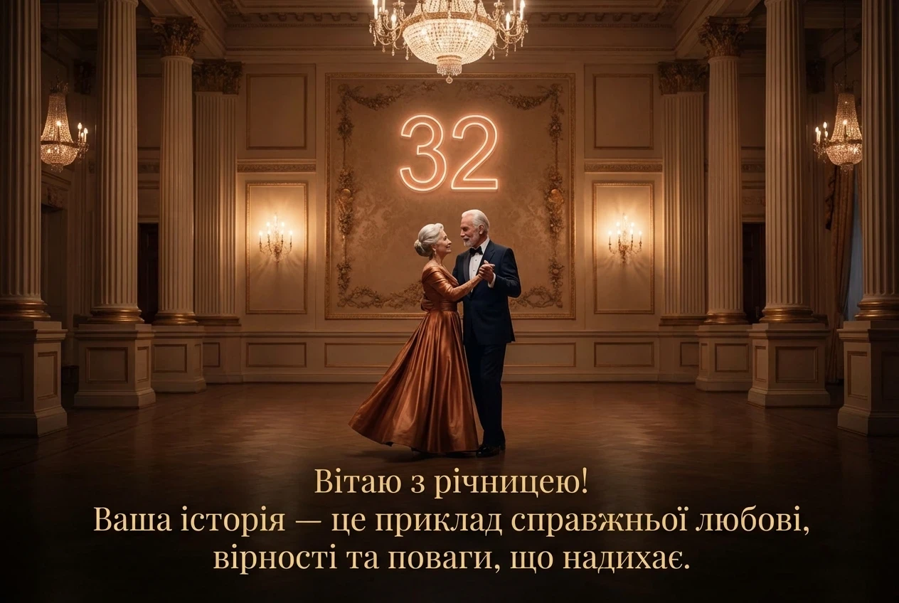 32 роки весілля картинки