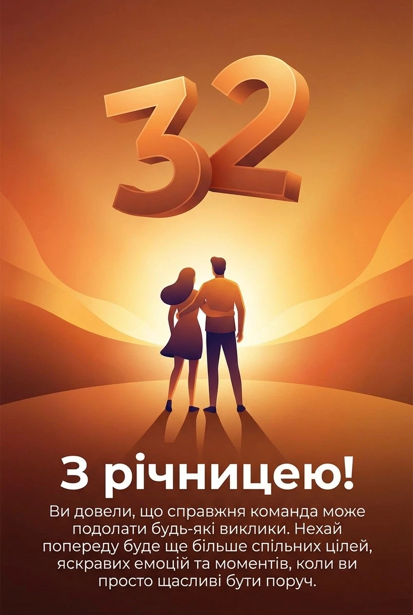 32 роки весілля картинки