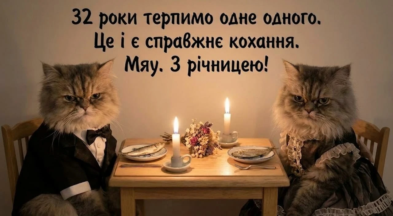 Картинки та привітання з 32 роками весілля
