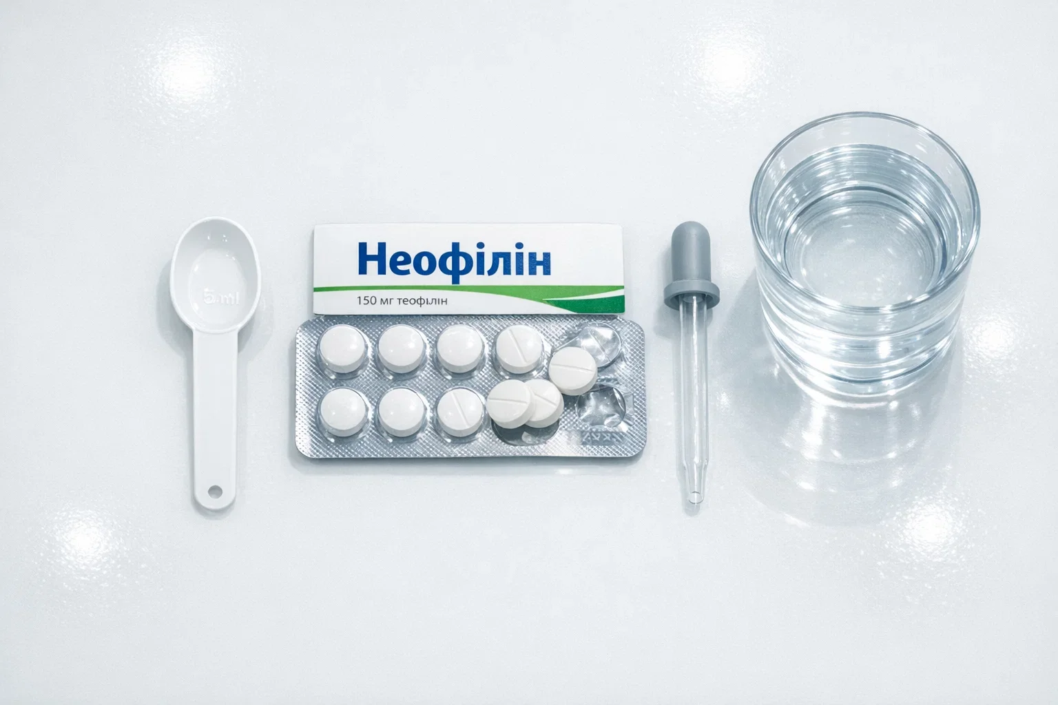 Неофілін як приймати для ефективного та безпечного контролю дихання