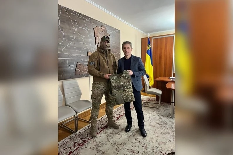 З передової – до фондів музею: у Ковелі виставлять легендарну броню захисника «Данте»