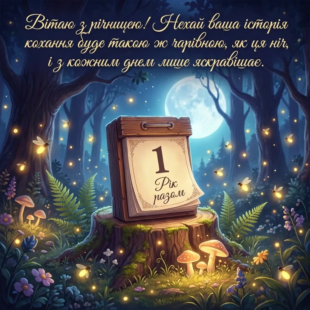 картинки з річницею весілля 1 рік