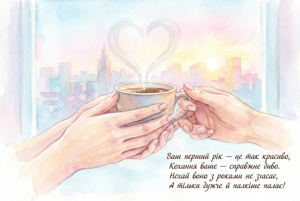 картинки з річницею весілля 1 рік