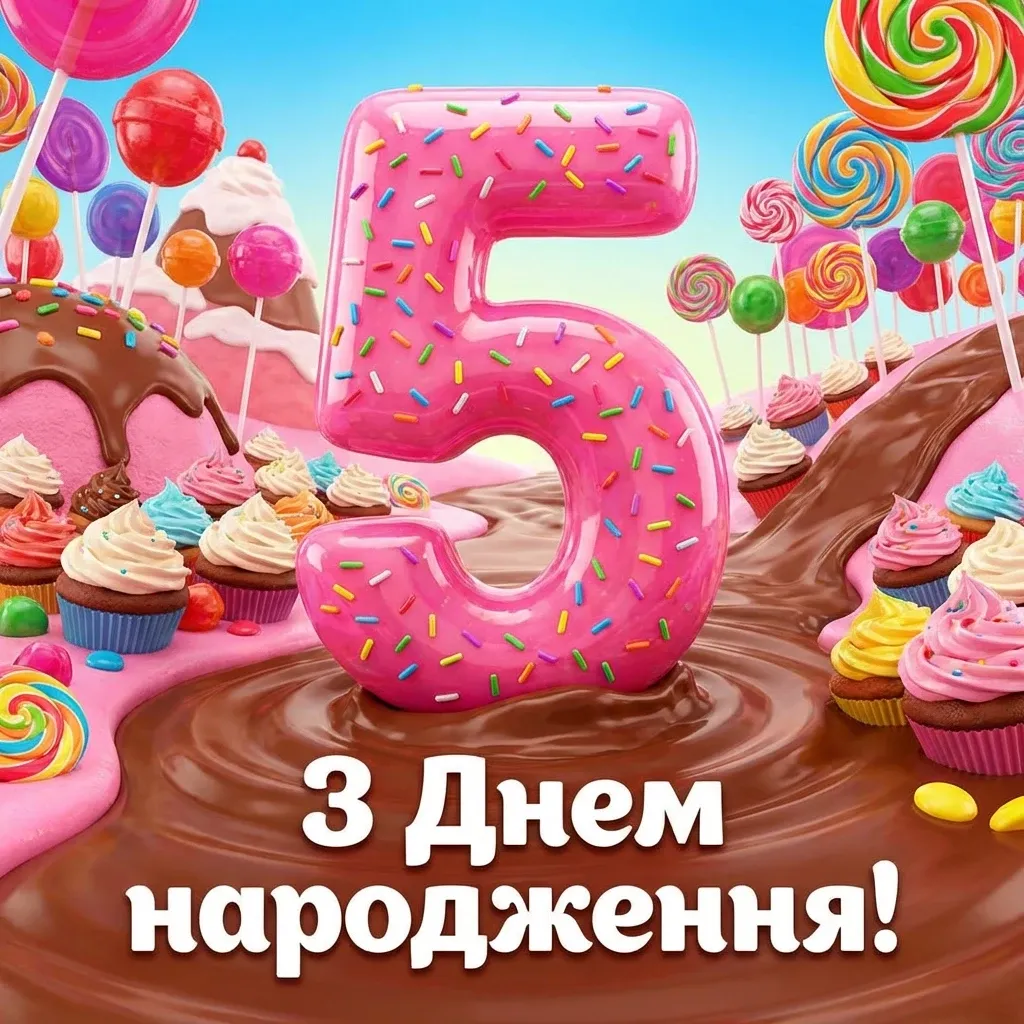 привітання з днем народження для дівчинки 5 років