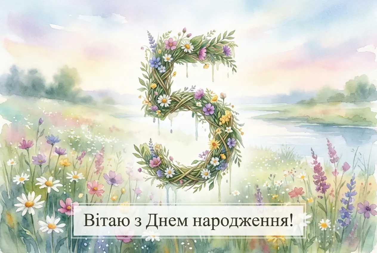 привітання з днем народження для дівчинки 5 років