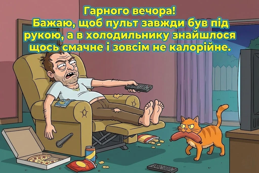 Доброго вечора: гарні листівки та щирі побажання для затишку!