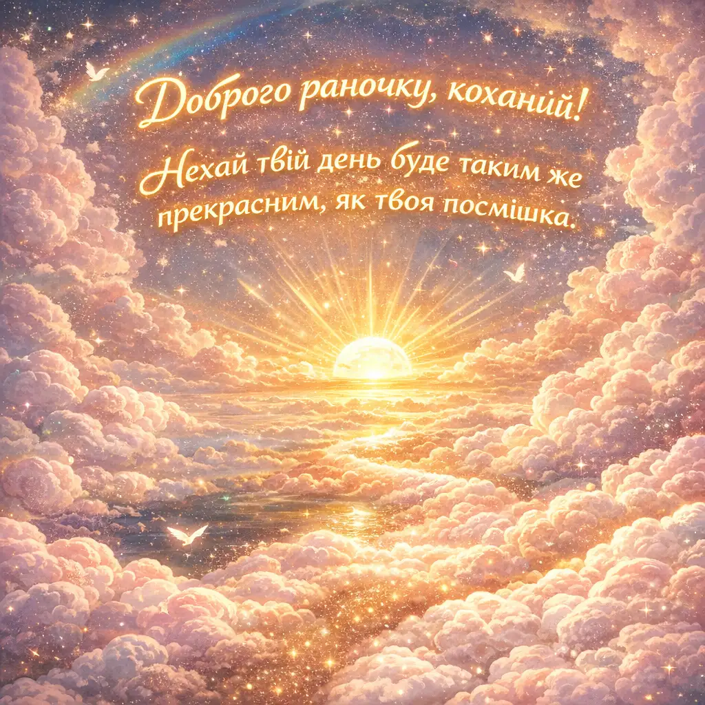 Доброго раночку, коханий: найтепліші листівки та душевні побажання для гарного початку дня