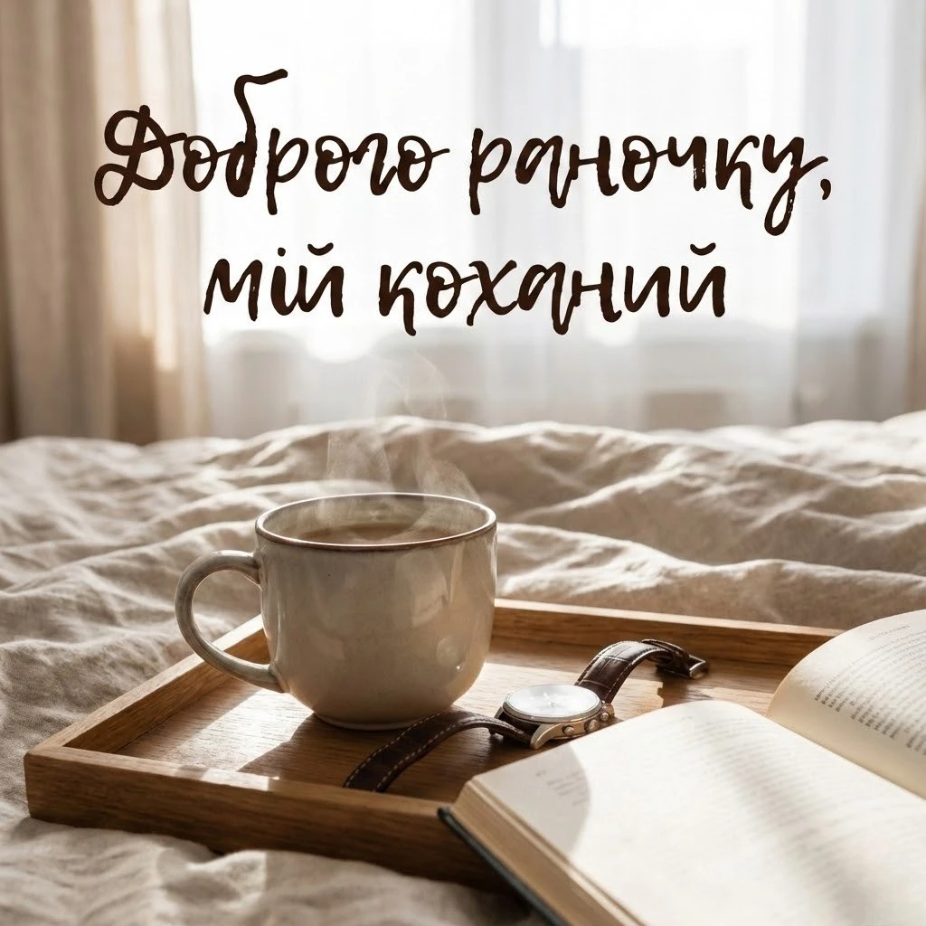 Доброго раночку, коханий: найтепліші листівки та душевні побажання для гарного початку дня