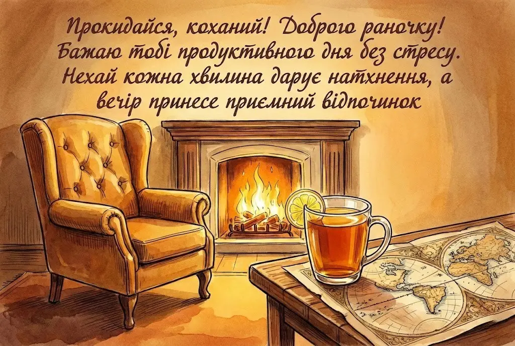 Доброго раночку, коханий: найтепліші листівки та душевні побажання для гарного початку дня