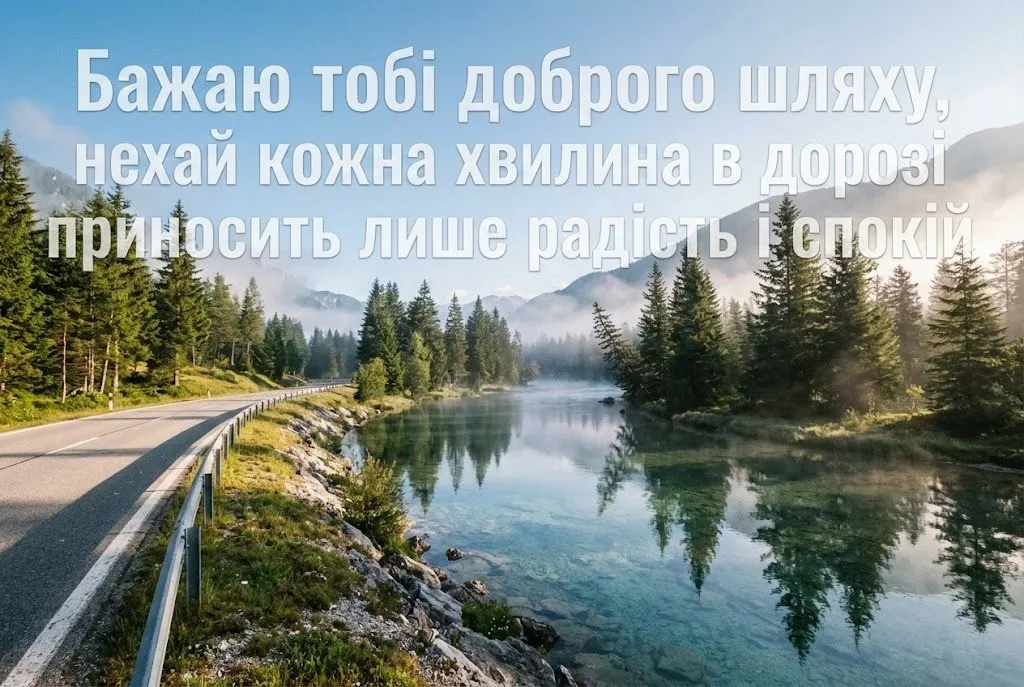 Доброго шляху: найтепліші побажання та красиві листівки для легкої дороги