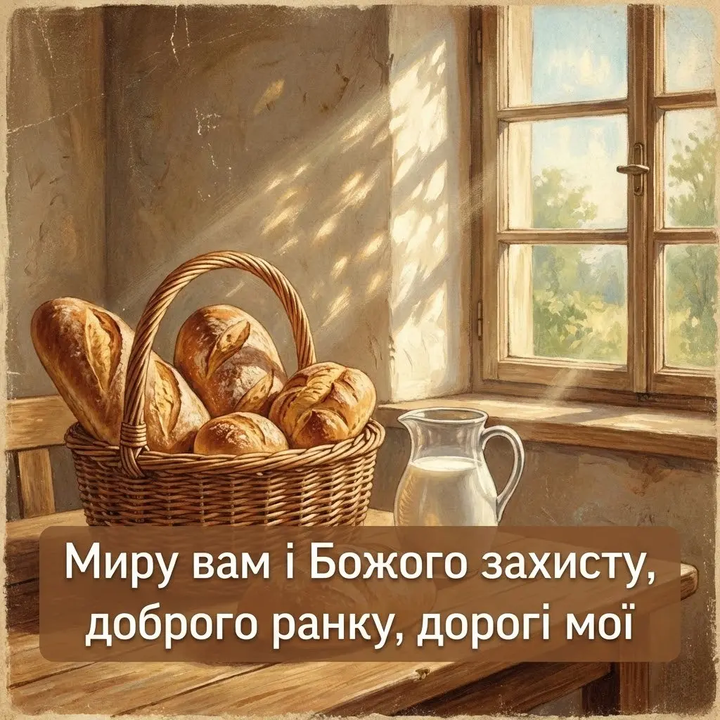 Доброго ранку та Божого захисту: душевні картинки й найтепліші побажання для мирного дня