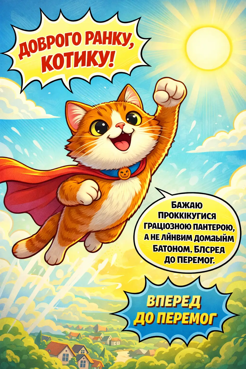 Доброго ранку, котику мій: найтепліші листівки та щирі побажання для гарного дня