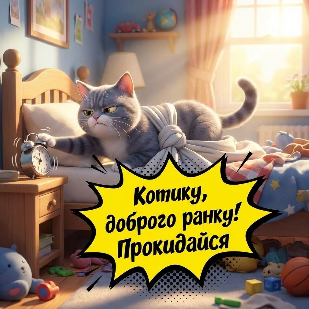 Доброго ранку, котику мій: найтепліші листівки та щирі побажання для гарного дня