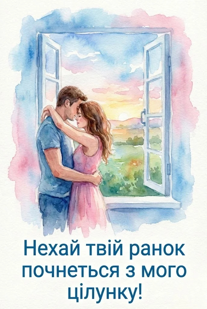 Коханому чоловікові доброго ранку – цілую: ніжні та щирі листівки для найріднішої людини