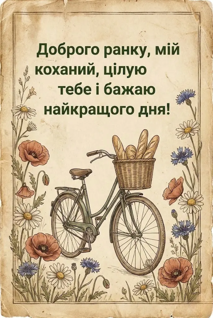 Коханому чоловікові доброго ранку – цілую: ніжні та щирі листівки для найріднішої людини