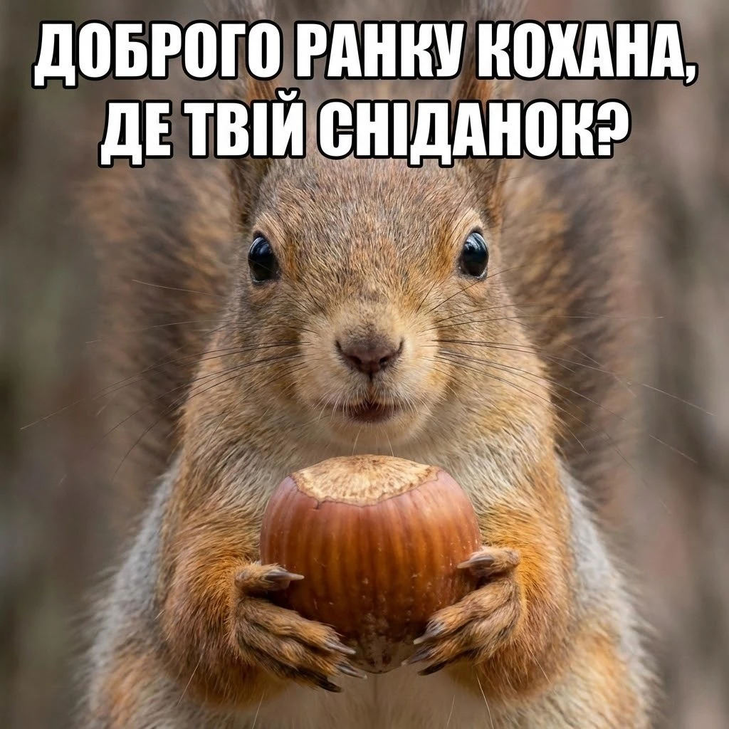 Доброго ранку кохана: гумор, прикольні картинки та щирі побажання для гарного настрою