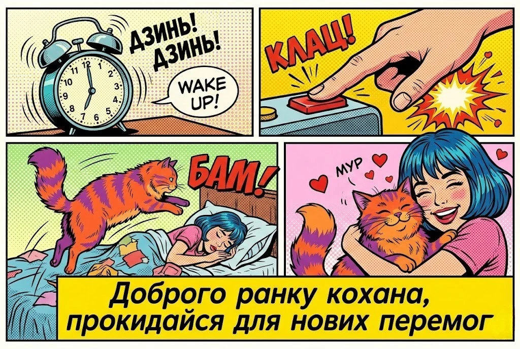 Доброго ранку кохана: гумор, прикольні картинки та щирі побажання для гарного настрою