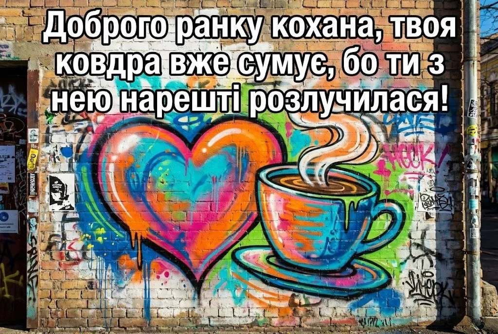 Доброго ранку кохана: гумор, прикольні картинки та щирі побажання для гарного настрою