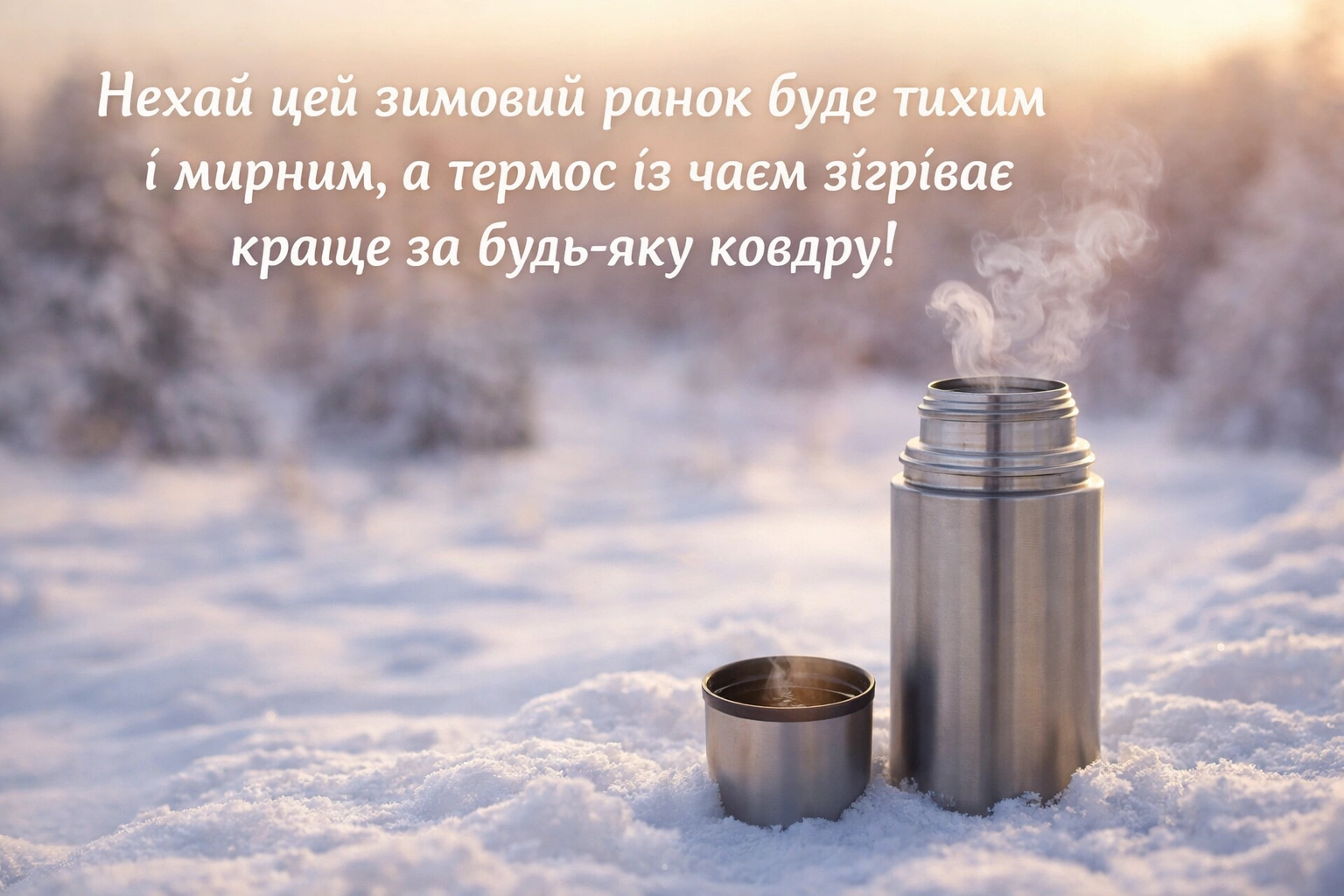 Доброго ранку, зима та рибалка: душевні листівки для гарного настрою