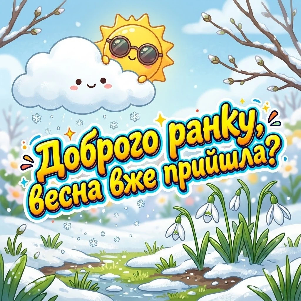 Доброго ранку, понеділок: прикольні картинки та гарні привітання на початок весни