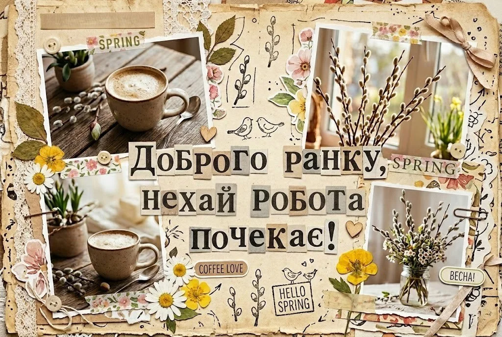 Доброго ранку, понеділок: прикольні картинки та гарні привітання на початок весни
