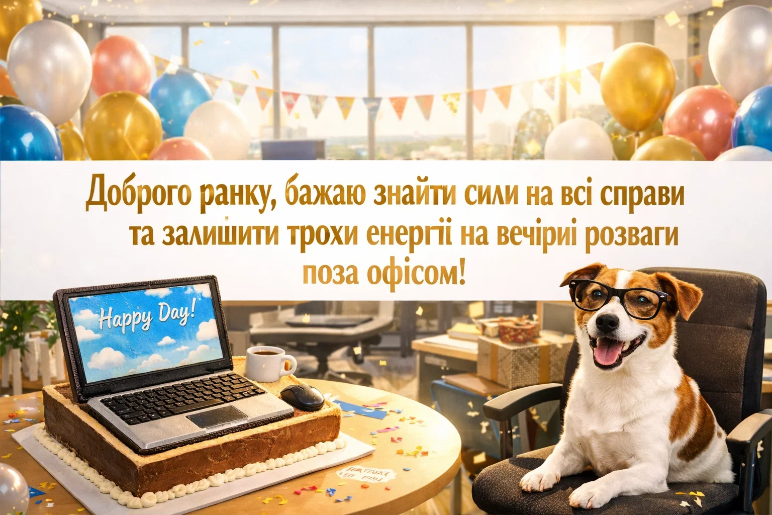 Доброго ранку та щасливого дня: картинки, приколи на роботі та сучасні листівки для гарного настрою