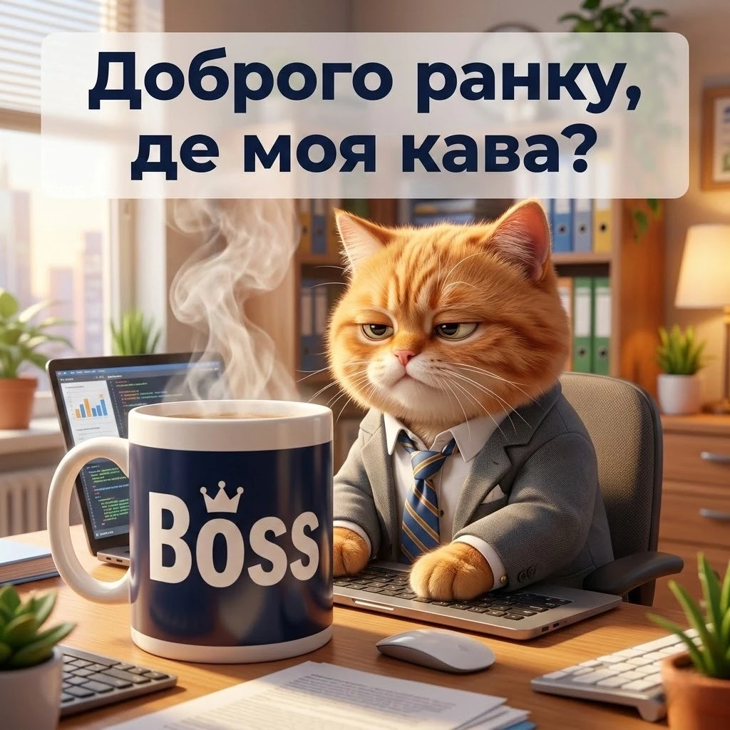 Доброго ранку та щасливого дня: картинки, приколи на роботі та сучасні листівки для гарного настрою