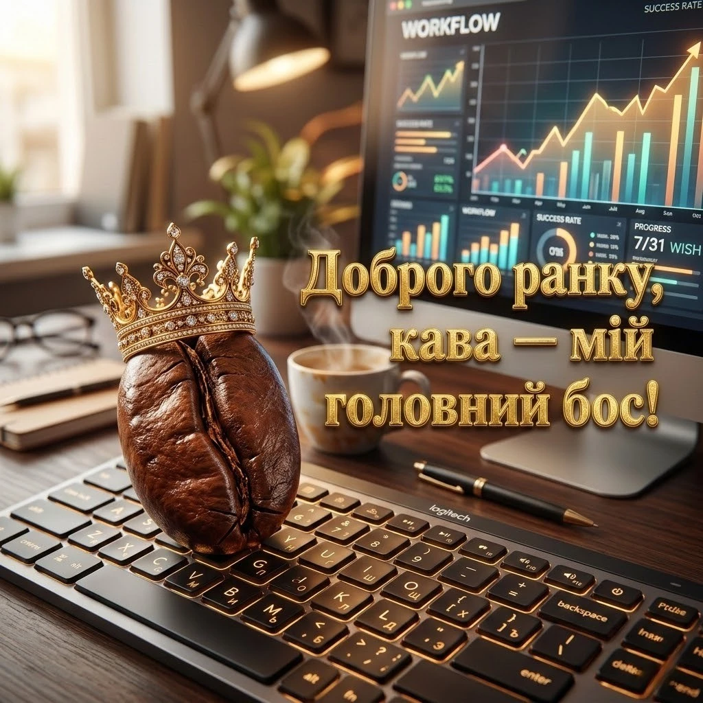Доброго ранку та щасливого дня: картинки, приколи на роботі та сучасні листівки для гарного настрою