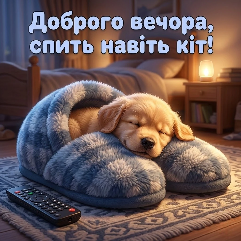Доброго тихого вечора: картинки українською для душевного спокою та затишку