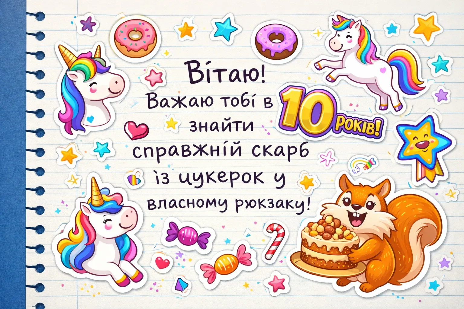 Привітання з днем народження дівчинці на 10 років: найкращі побажання у віршах та прозі