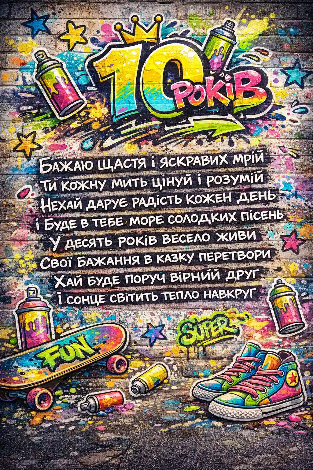 Привітання з днем народження дівчинці на 10 років: найкращі побажання у віршах та прозі