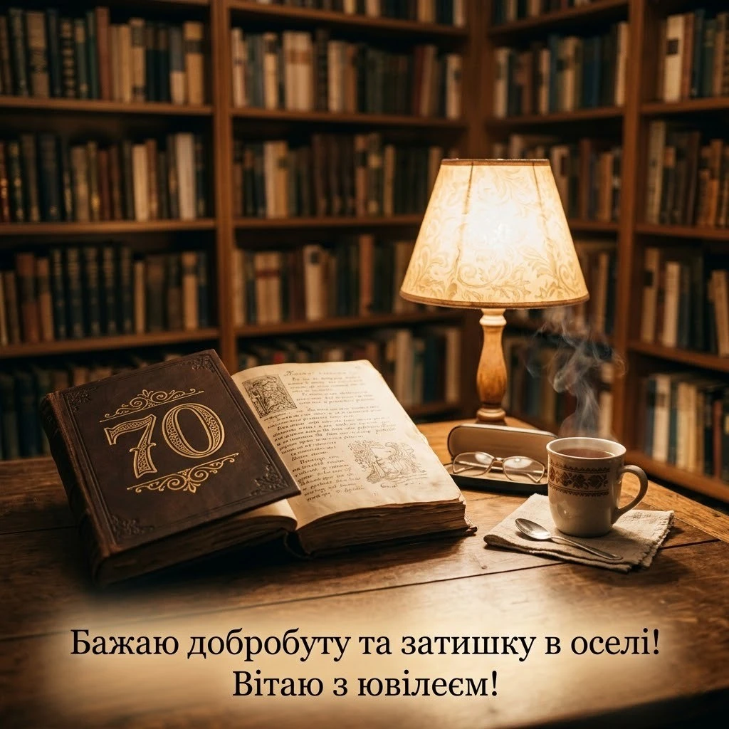 Вітання чоловіку з 70-річчям: найкращі побажання у віршах та прозі