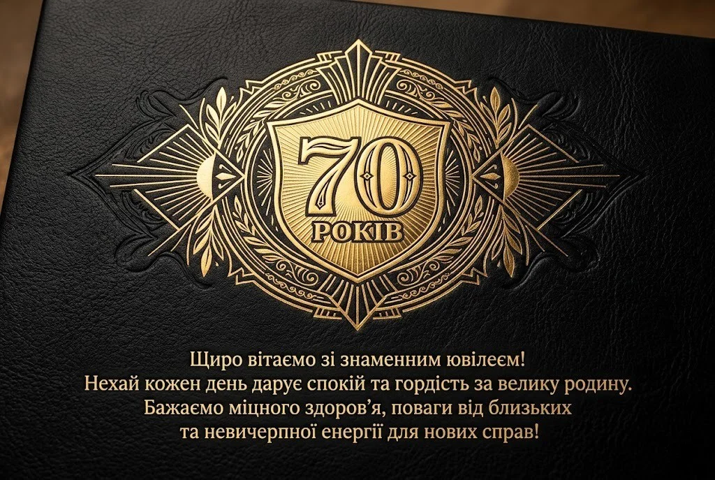 Вітання чоловіку з 70-річчям: найкращі побажання у віршах та прозі