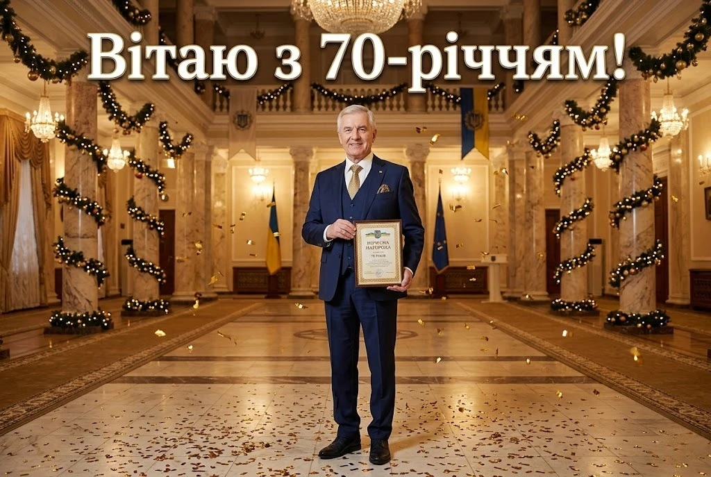 Вітання чоловіку з 70-річчям: найкращі побажання у віршах та прозі